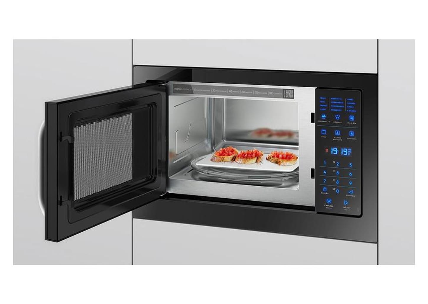 Micro-ondas Electrolux 28L com Grill MB38P - Painel Blue Touch