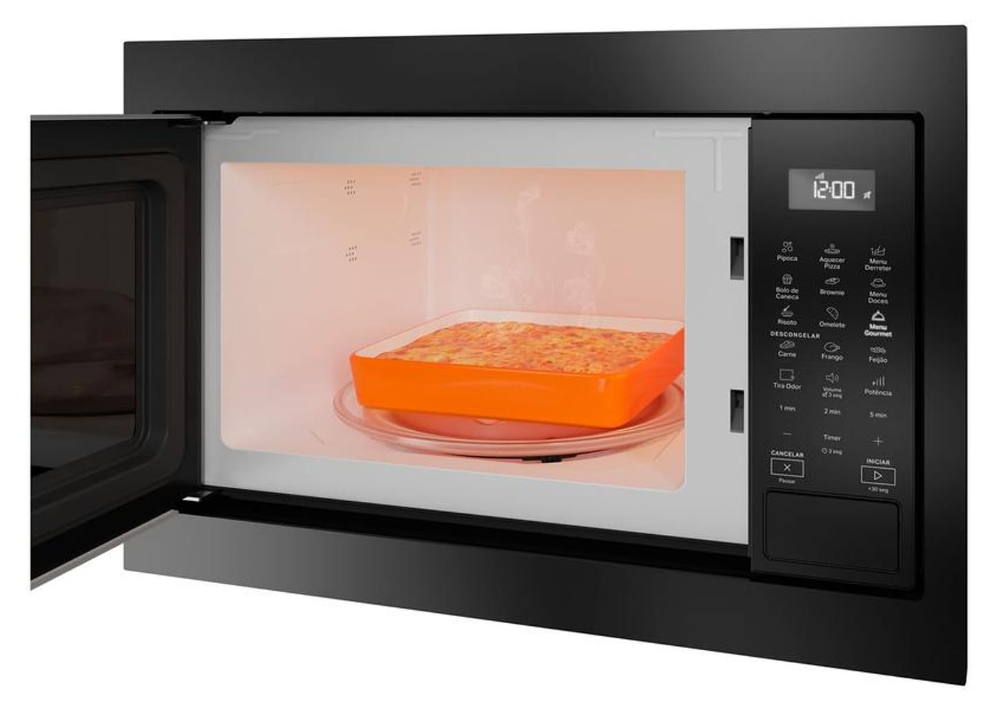 Micro-ondas Brastemp 32L de Embutir Preto - BM146