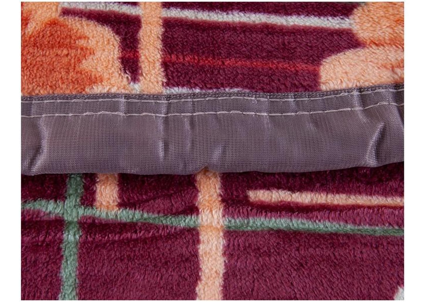 Cobertor Casal Jolitex Poliéster Dyuri Plus Modalva Marrom e Vinho