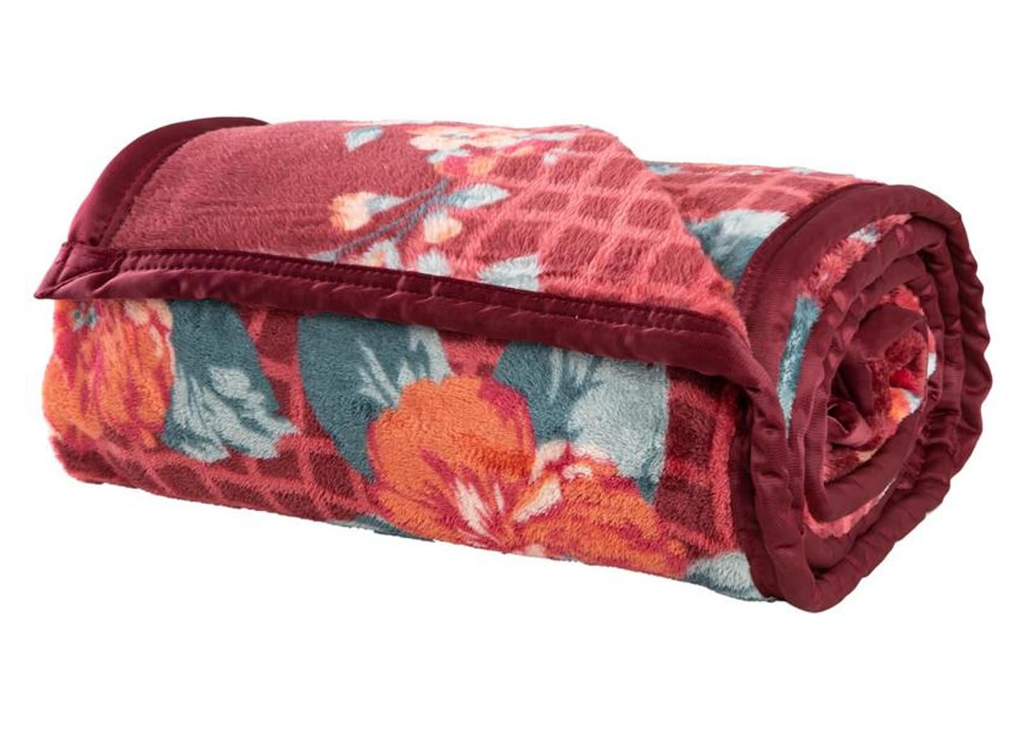 Cobertor Casal Jolitex Poliéster Dyuri Plus Tiete Vinho