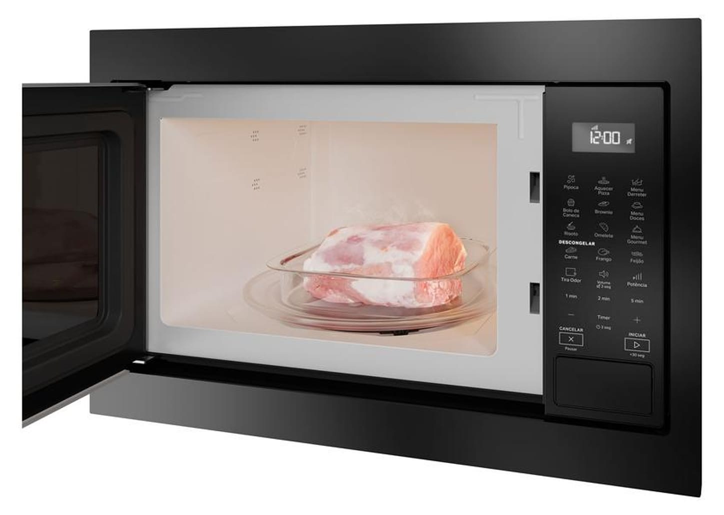 Micro-ondas Brastemp 32L de Embutir Preto - BM146
