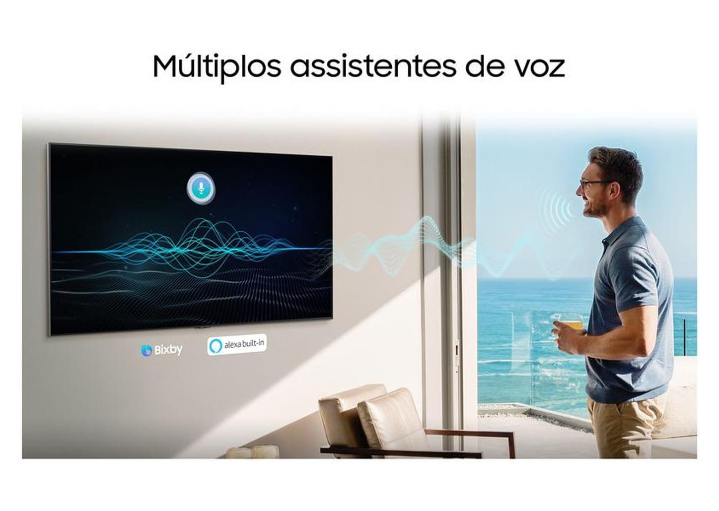 Smart TV 4K QLED 55” Samsung Q80TA Alexa Built In - Pontos Quânticos Modo Game Som em Movimento