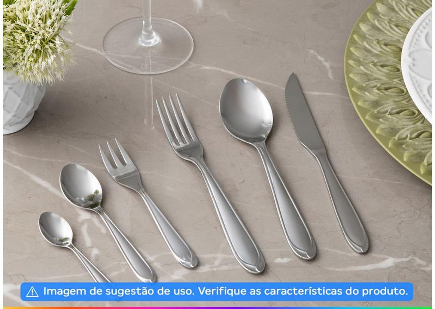 Faqueiro Tramontina Inox 30 Peças - Laguna