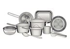 Jogo de Panelas Tramontina Inox 10 Peças Allegra