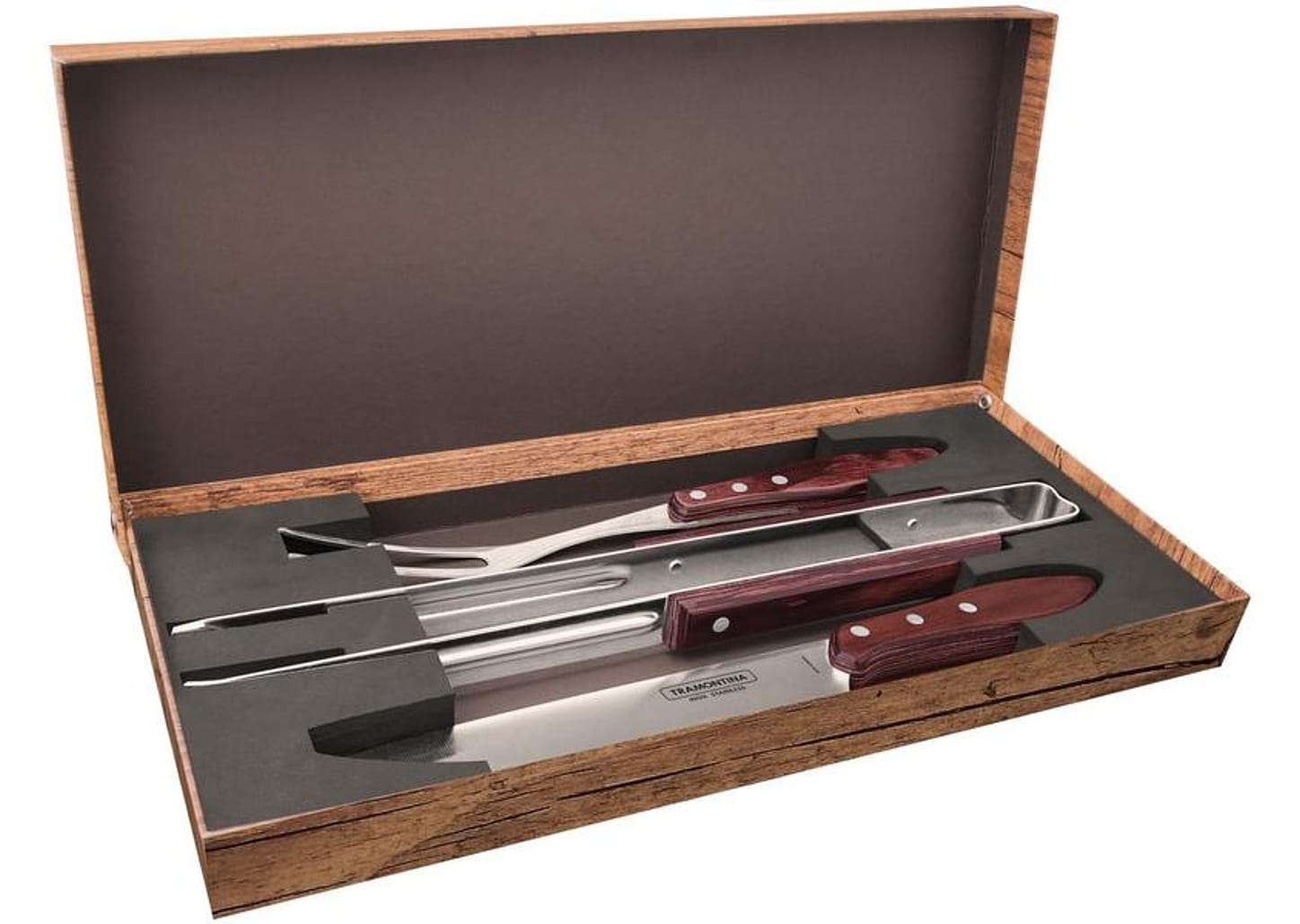 Kit Churrasco Tramontina Polywood 3 Peças