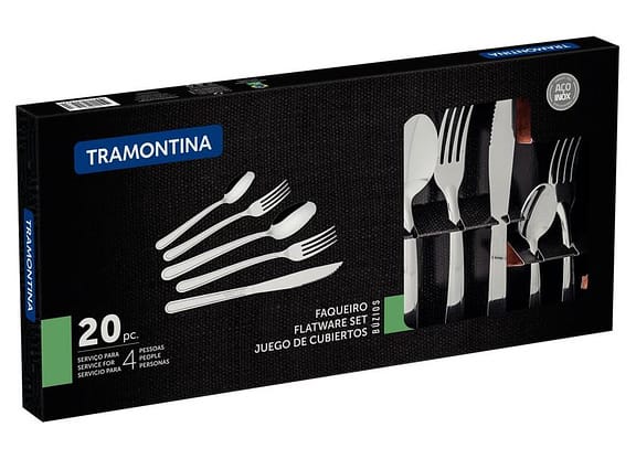 Faqueiro Tramontina Inox 20 Peças - Búzios