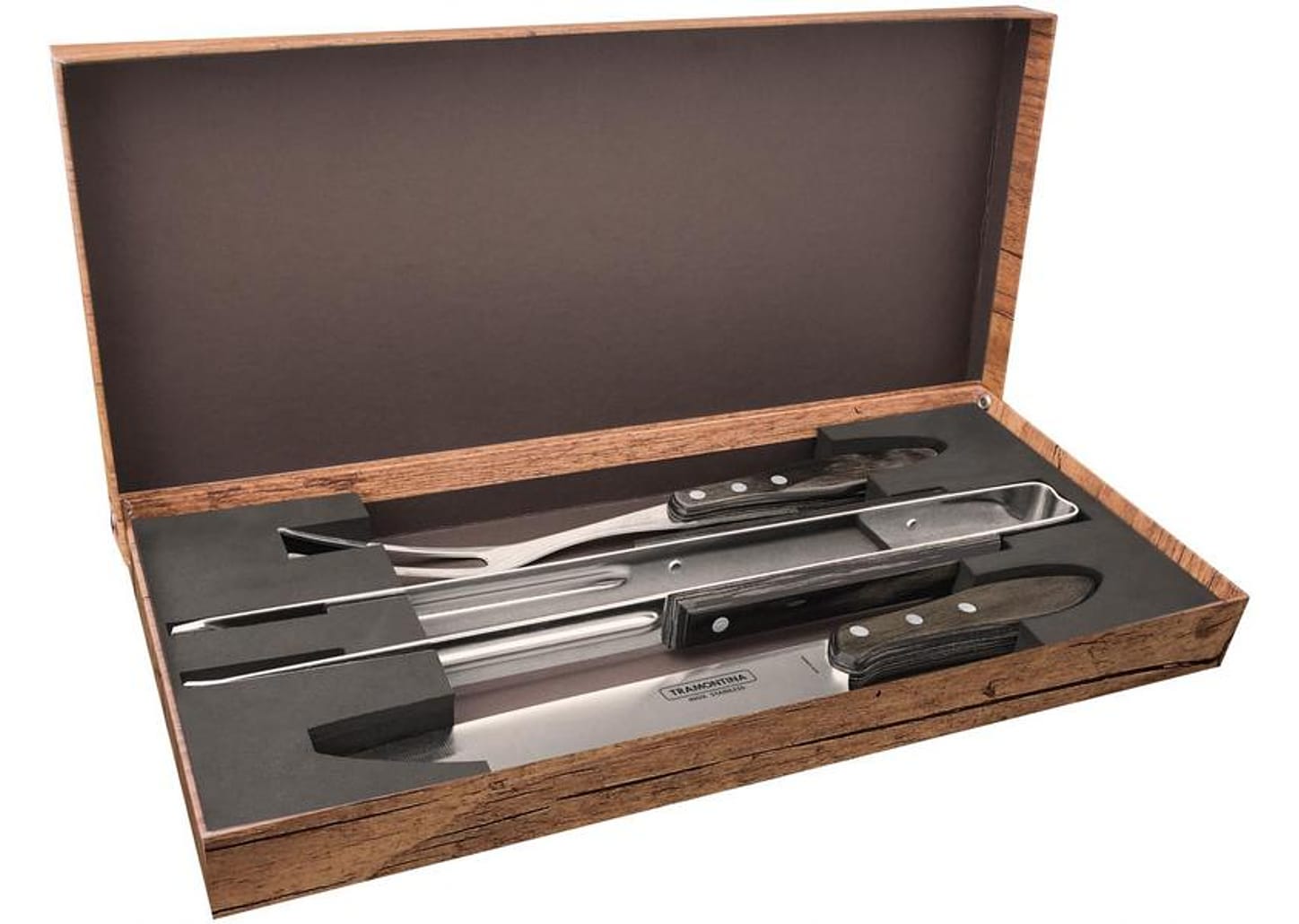 Kit Churrasco Tramontina Polywood 3 Peças