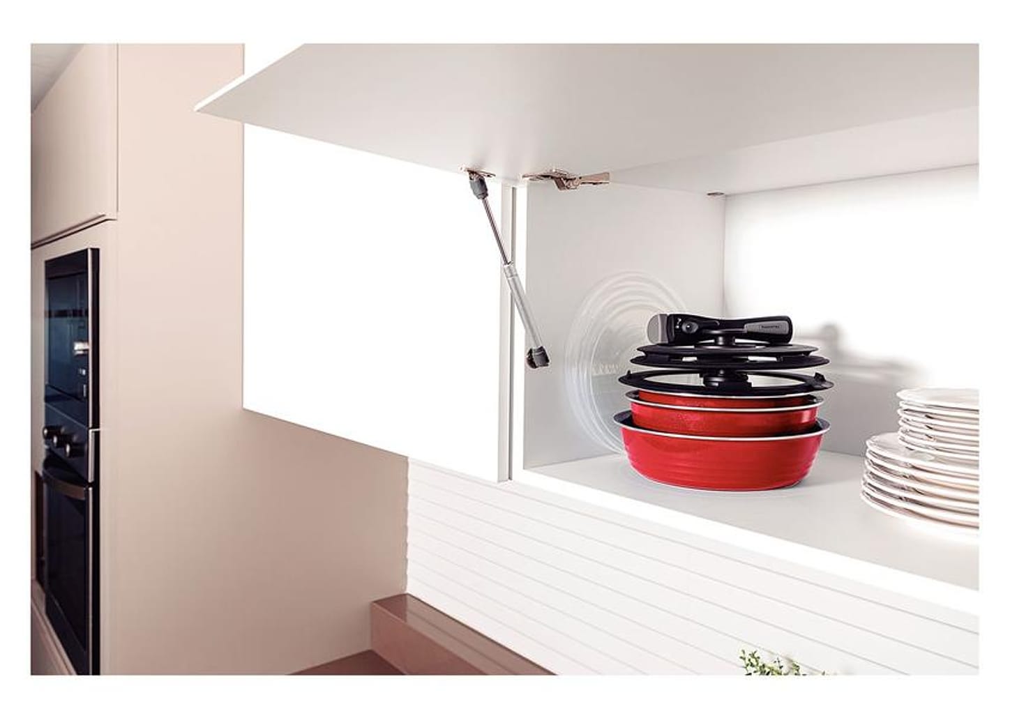 Jogo de Panelas Tramontina Revestimento Cerâmico de Alumínio Vermelho 3 Peças Ítria