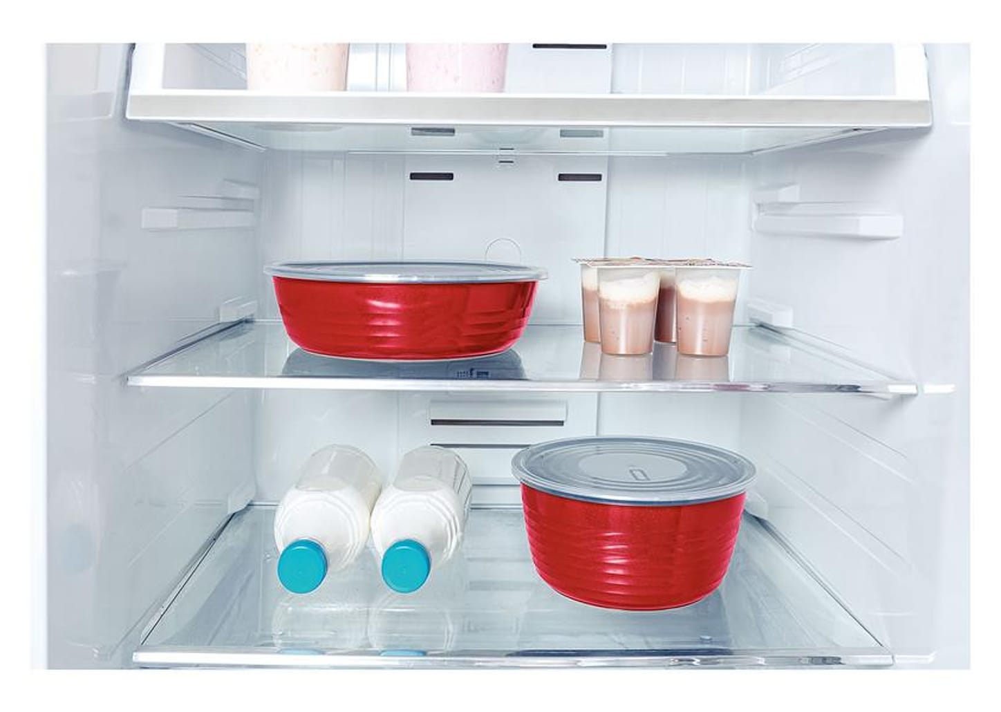 Jogo de Panelas Tramontina Revestimento Cerâmico de Alumínio Vermelho 3 Peças Ítria