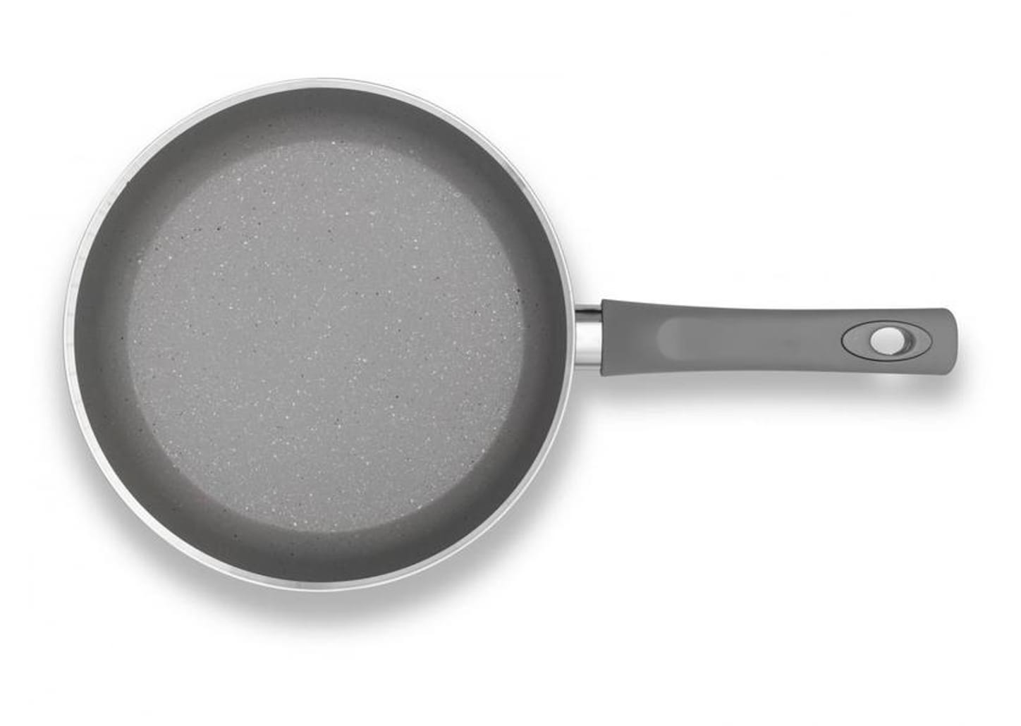 Jogo de Panelas Brinox Revestimento Cerâmico de Alumínio Marble Cinza 5 Peças