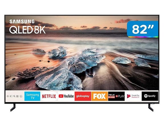 Smart TV 8K QLED 82” Samsung QN82Q900RBGXZD - Wi-Fi HDR Conversor Digital 4 HDMI 3 USB