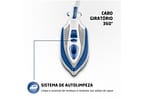 Ferro de Passar Roupa a Vapor Mondial - FVN-01-BL Branco e Azul
