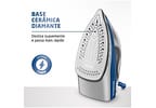Ferro de Passar Roupa a Vapor Mondial - FVN-01-BL Branco e Azul