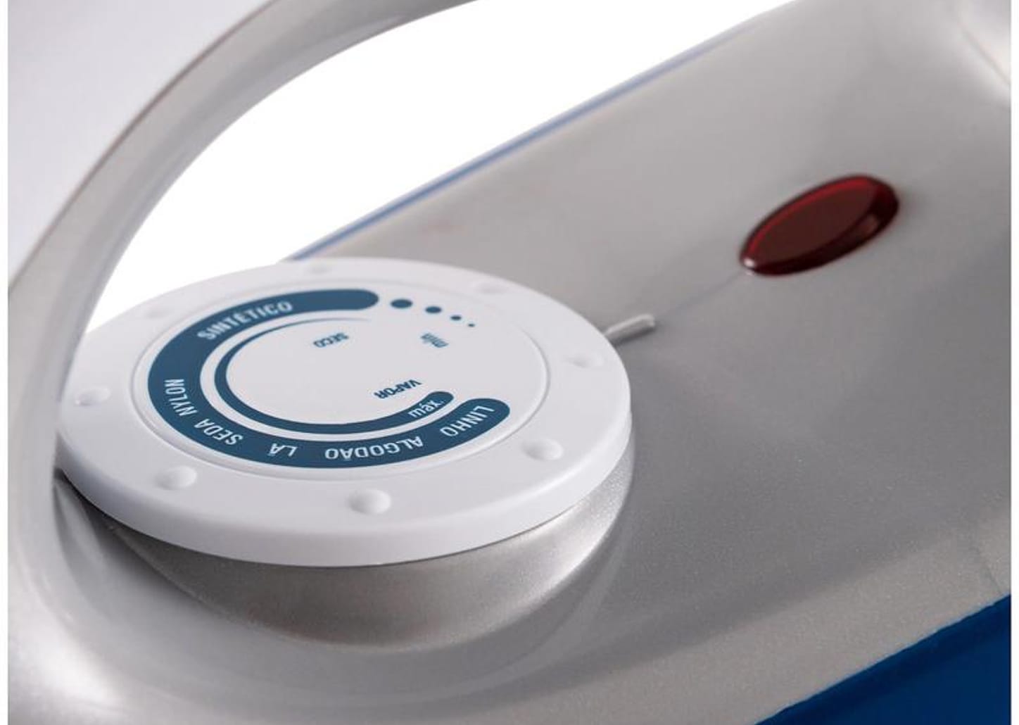 Ferro de Passar Roupa a Vapor Mondial - FVN-01-BL Branco e Azul