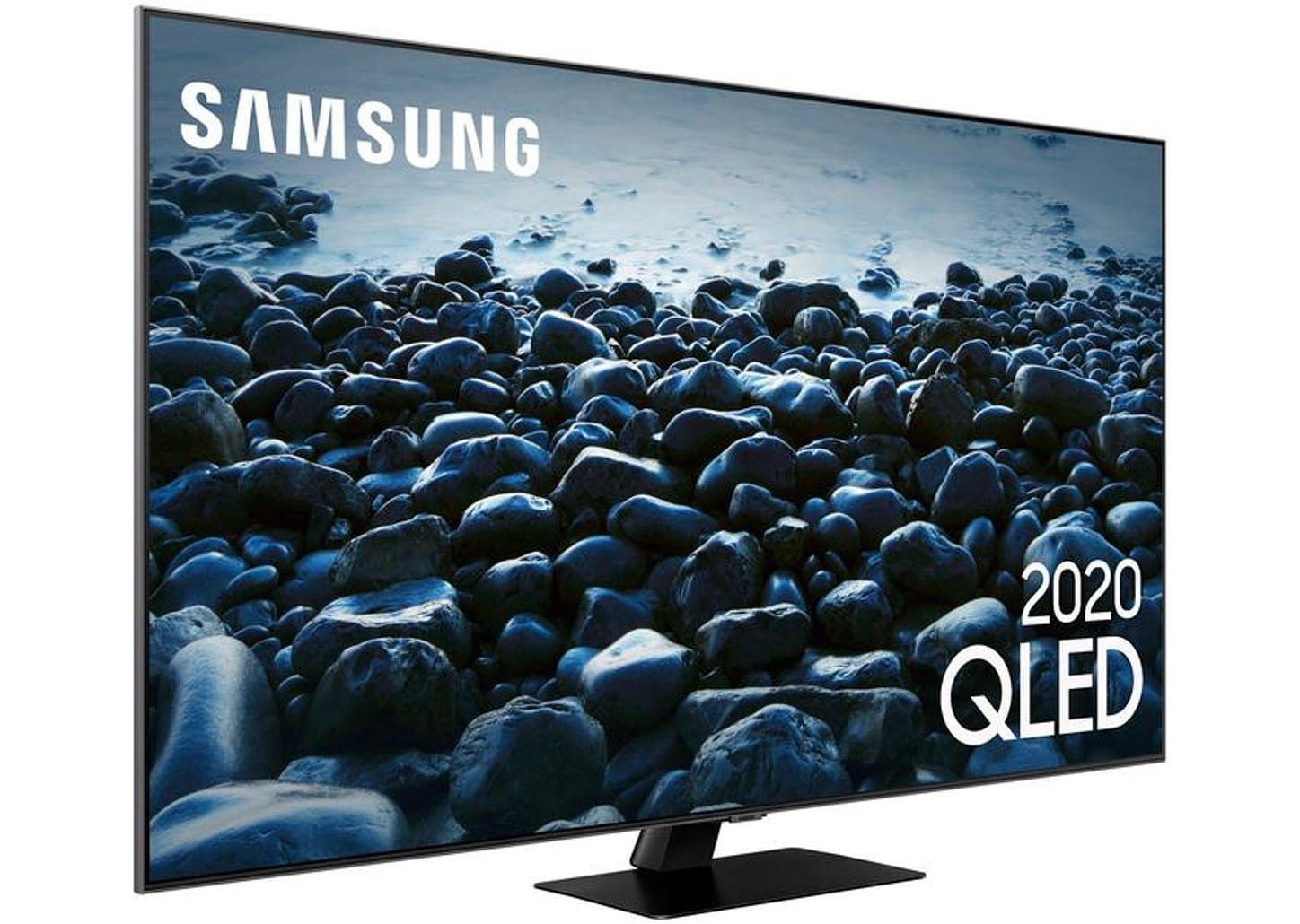 Smart TV 4K QLED 55” Samsung Q80TA Alexa Built In - Pontos Quânticos Modo Game Som em Movimento
