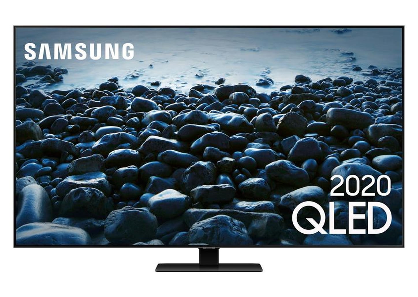 Smart TV 4K QLED 55” Samsung Q80TA Alexa Built In - Pontos Quânticos Modo Game Som em Movimento