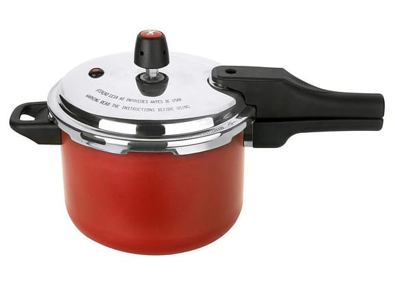 Panela de Pressão Multiflon Antiaderente - Vermelha 4,5L Quartzo