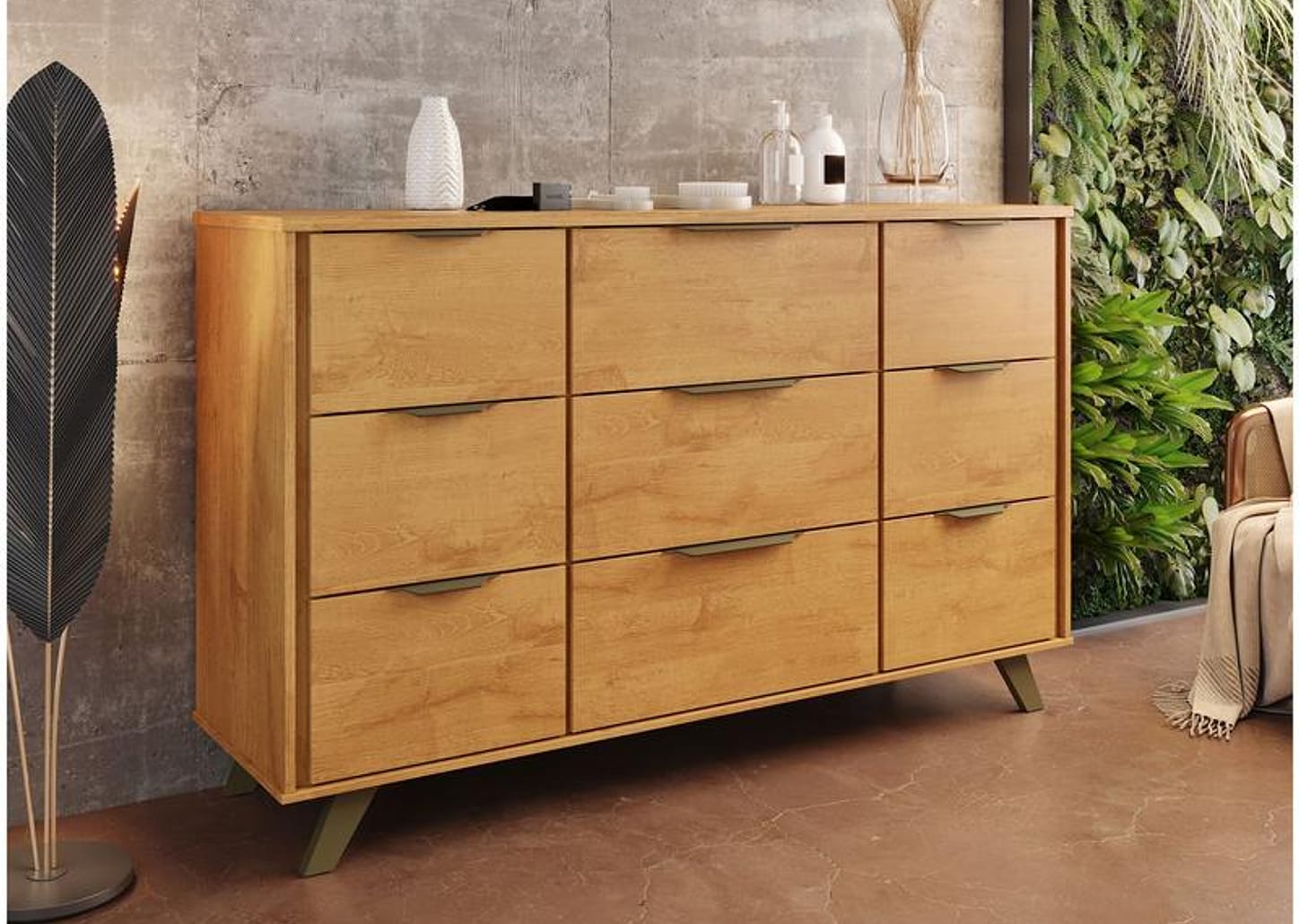 Cômoda 9 Gavetas Europa - Olímpia