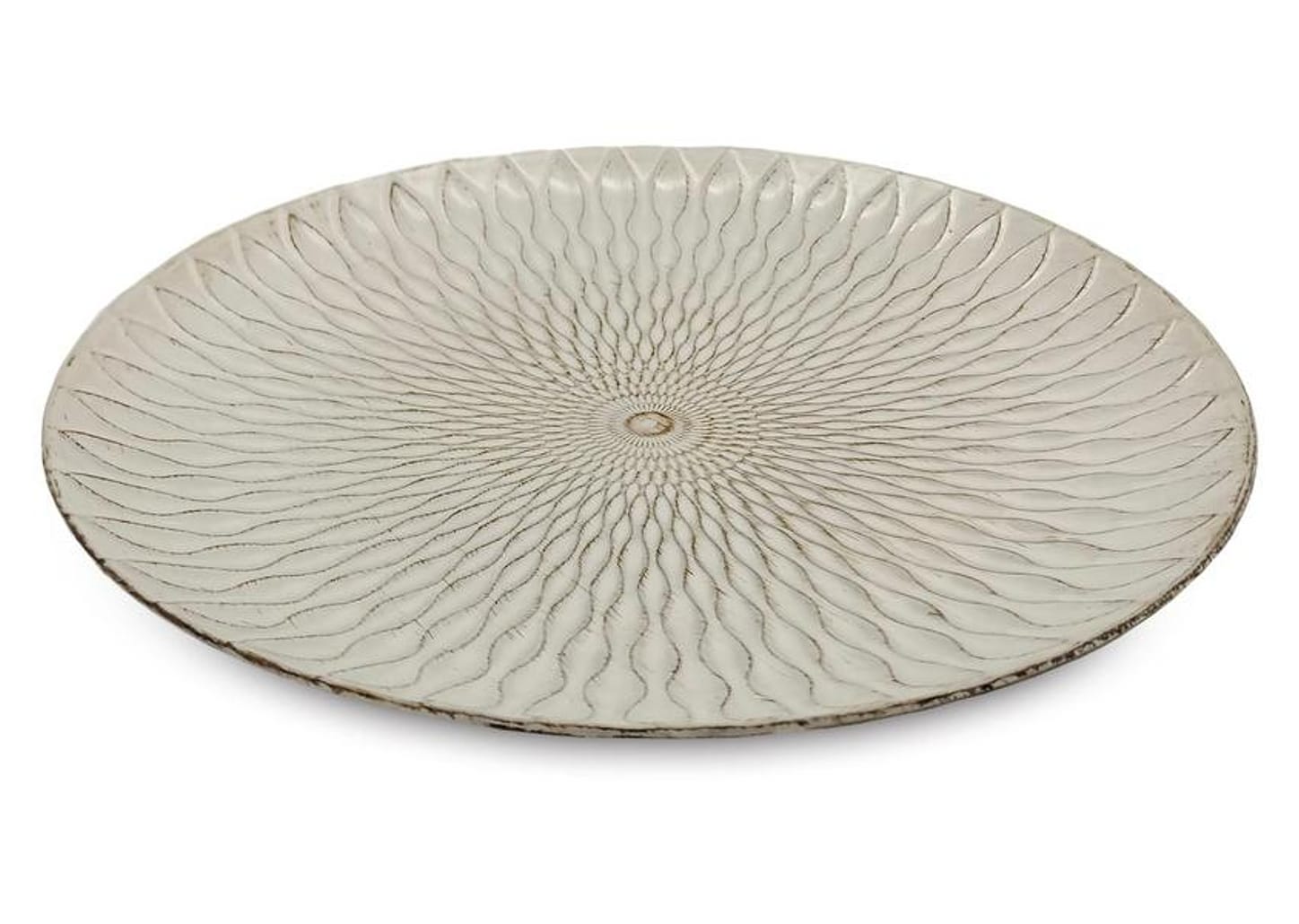 Sousplat Branco 33cm Haus Concept Patina 4 Peças