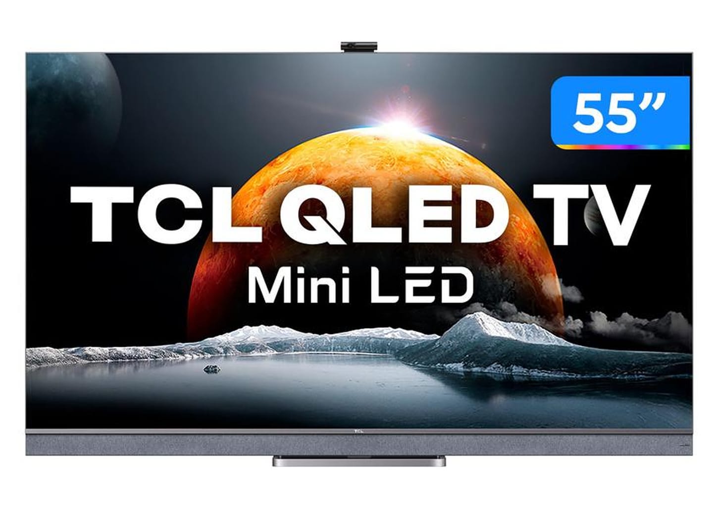 Smart TV 55”4K Mini LED TCL 55C825 VA 120Hz - Wi-Fi Bluetooth Google Assistente 4 HDMI 2 USB