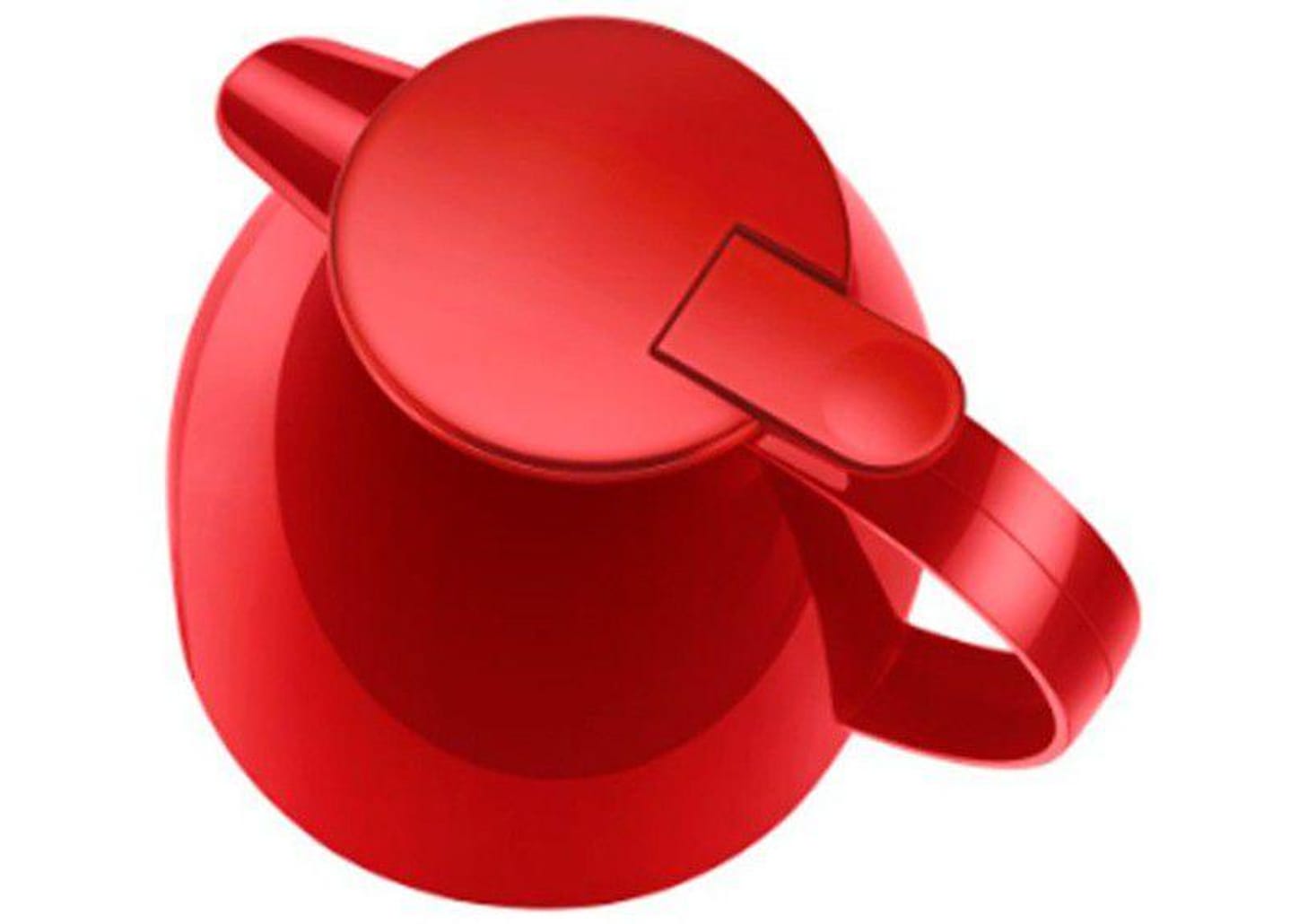 Bule de Café Térmico de Polipropileno Vermelho com Tampa 750ml Invicta Viena