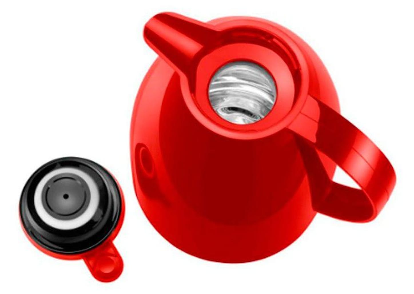 Bule de Café Térmico de Polipropileno Vermelho com Tampa 750ml Invicta Viena