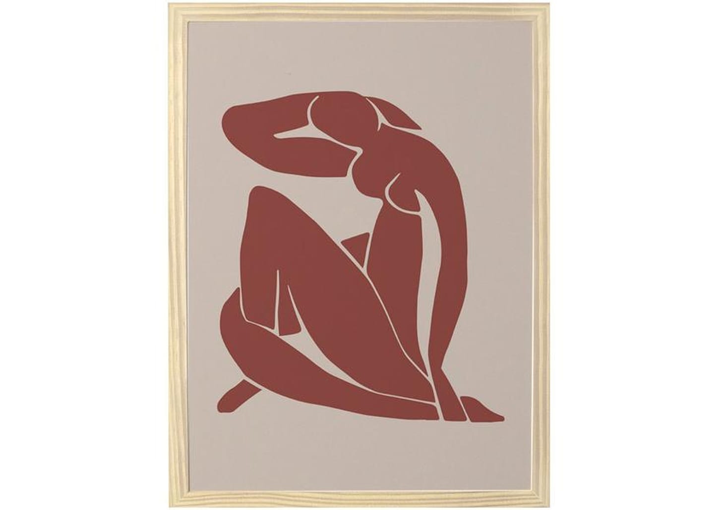 Quadro Decorativo Mid Century Corpo 34,5x46,5cm - Design Up Living