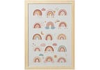 Quadro Decorativo Arco-íris 24,5x34,5cm - Design Up Living