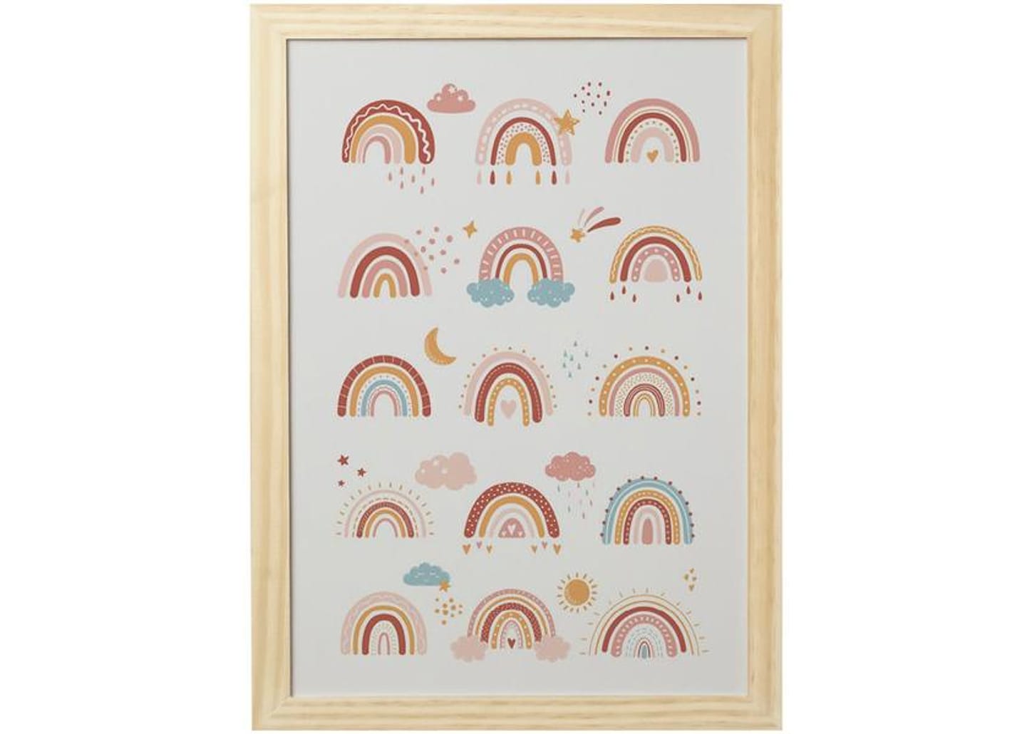 Quadro Decorativo Arco-íris 24,5x34,5cm - Design Up Living