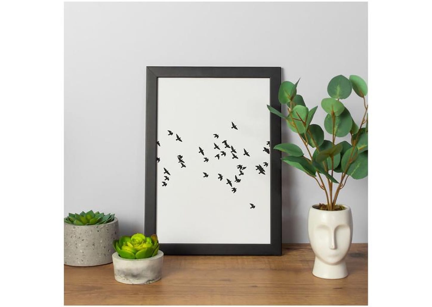 Quadro Decorativo Perto do Mar Pássaros 25x35cm - Design Up Living