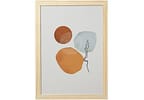 Quadro Decorativo Mid Century Abstrato 24,5x34,5cm - Design Up Living