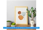 Quadro Decorativo Mid Century Abstrato 24,5x34,5cm - Design Up Living