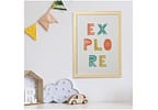 Quadro Decorativo Infantil Explore 24,5x34,5cm - Design Up Living