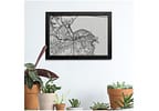 Quadro Decorativo Big Cities Mapa 25x35cm - Design Up Living