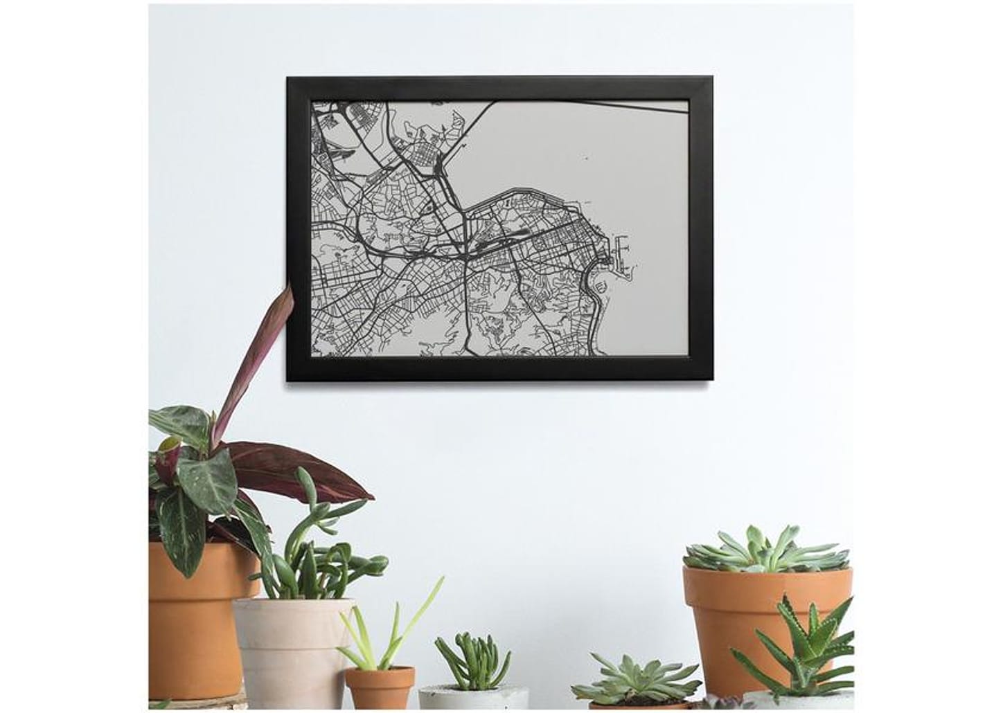 Quadro Decorativo Big Cities Mapa 25x35cm - Design Up Living