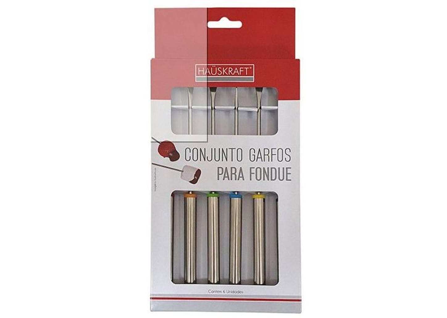 Garfo para Fondue Hauskraft CJGA-006 Inox 6 Peças