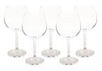 Jogo de Taças para Vinho Cristal 570ml 6 Peças Bohemia Gastro Bungund