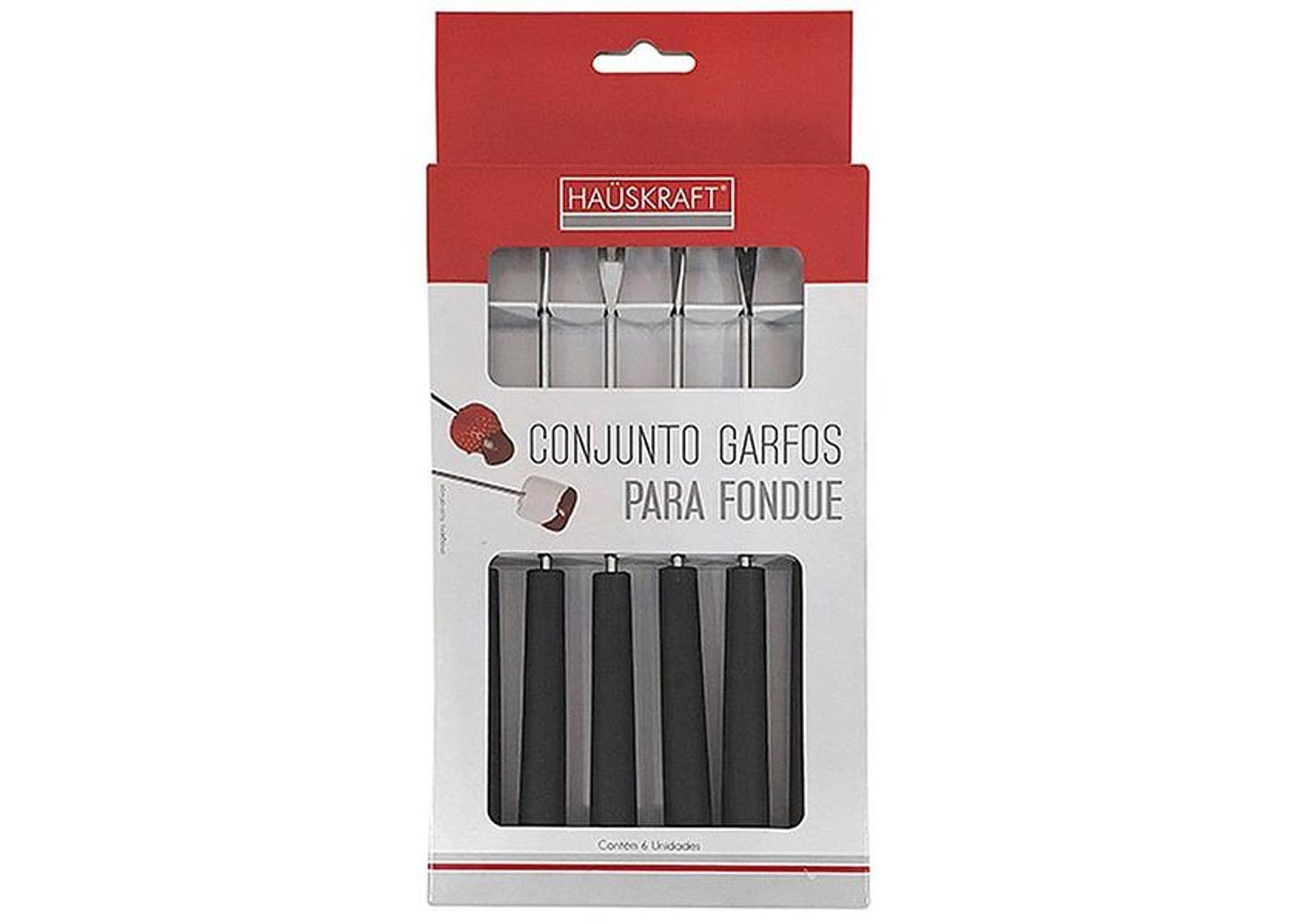 Garfo para Fondue Hauskraft CJGA-005 Inox 6 Peças