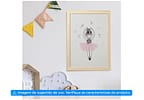 Quadro Decorativo Bailarina 24,5x34,5cm - Design Up Living