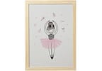 Quadro Decorativo Bailarina 24,5x34,5cm - Design Up Living