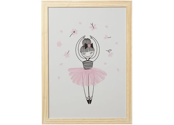Quadro Decorativo Bailarina 24,5x34,5cm - Design Up Living