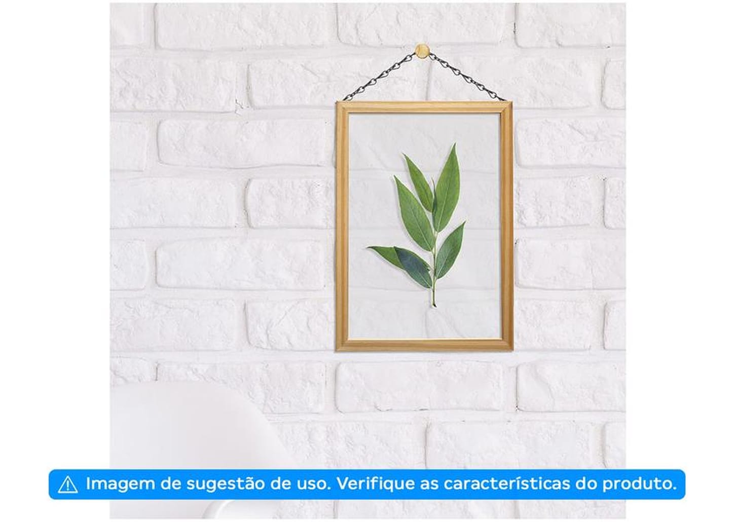 Quadro Decorativo Folhagens 22,5x32,5cm - Design Up Living