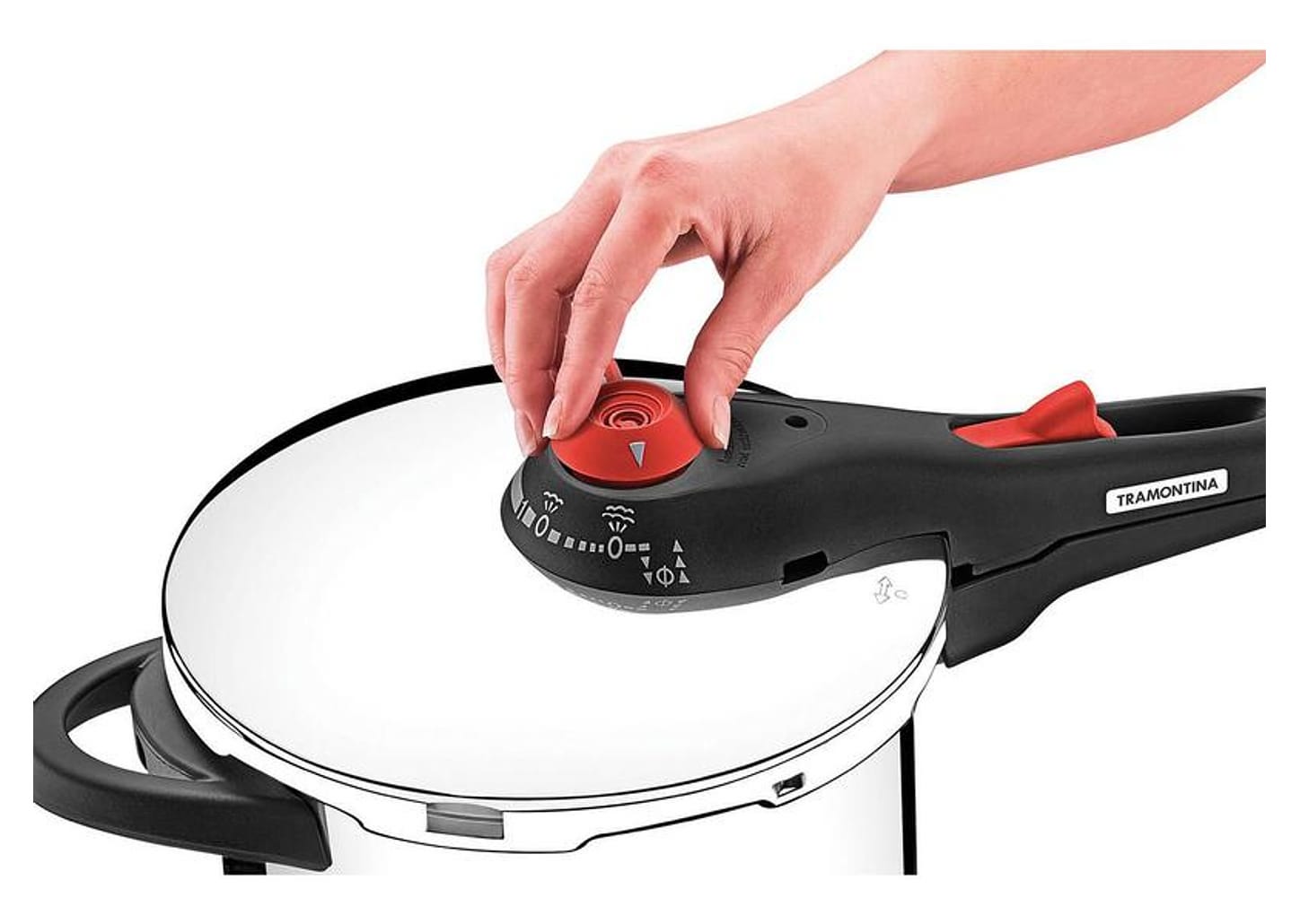 Panela de Pressão Tramontina Solar 62516/223 Inox 6L