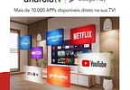 Smart TV 55” 4K Ultra HD D-LED Aiwa IPS Android - Wi-Fi Bluetooth Google Assistente 4 HDMI 2 USB