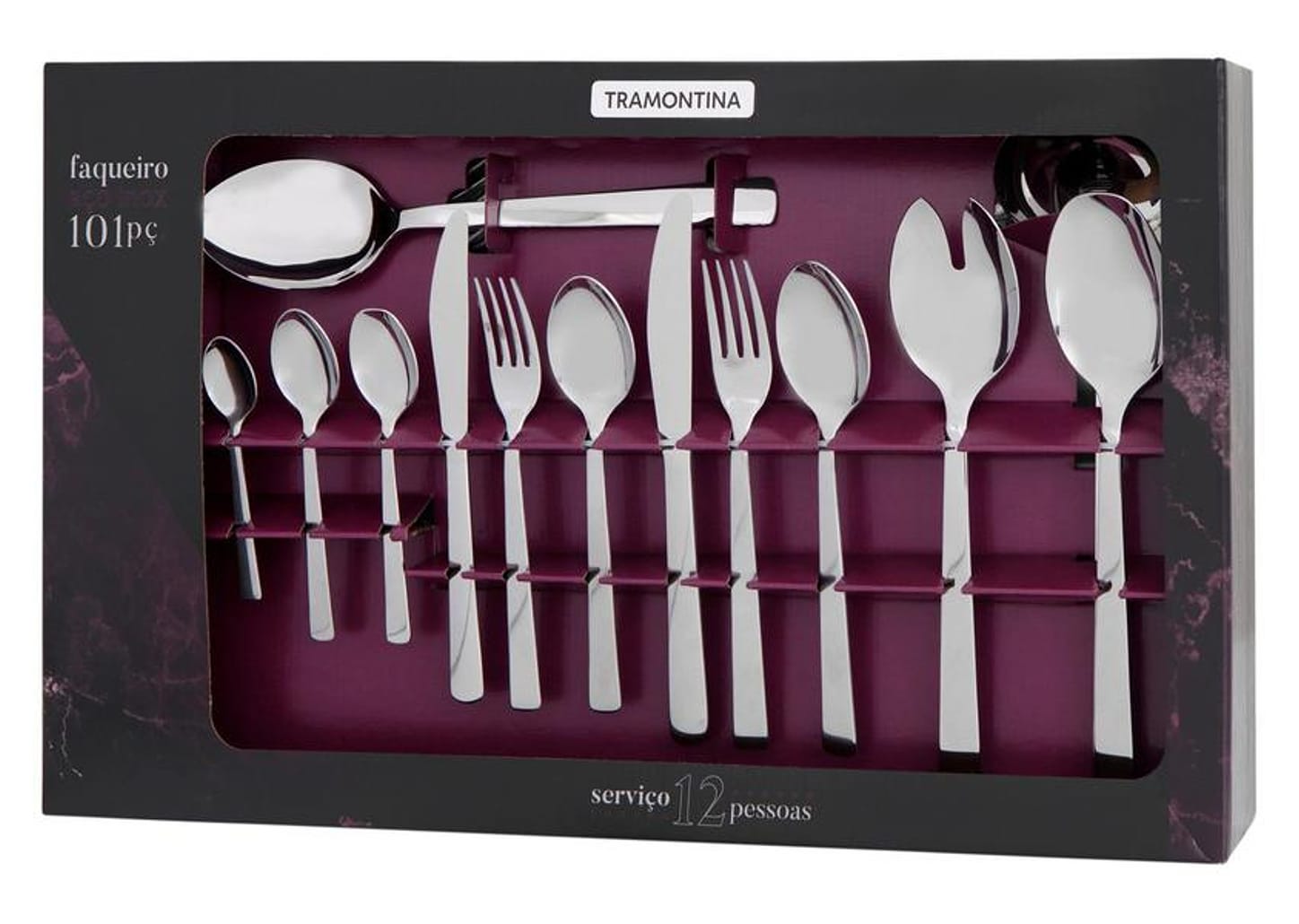 Faqueiro Tramontina Inox Oslo 101 Peças