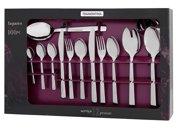 Faqueiro Tramontina Inox Oslo 101 Peças