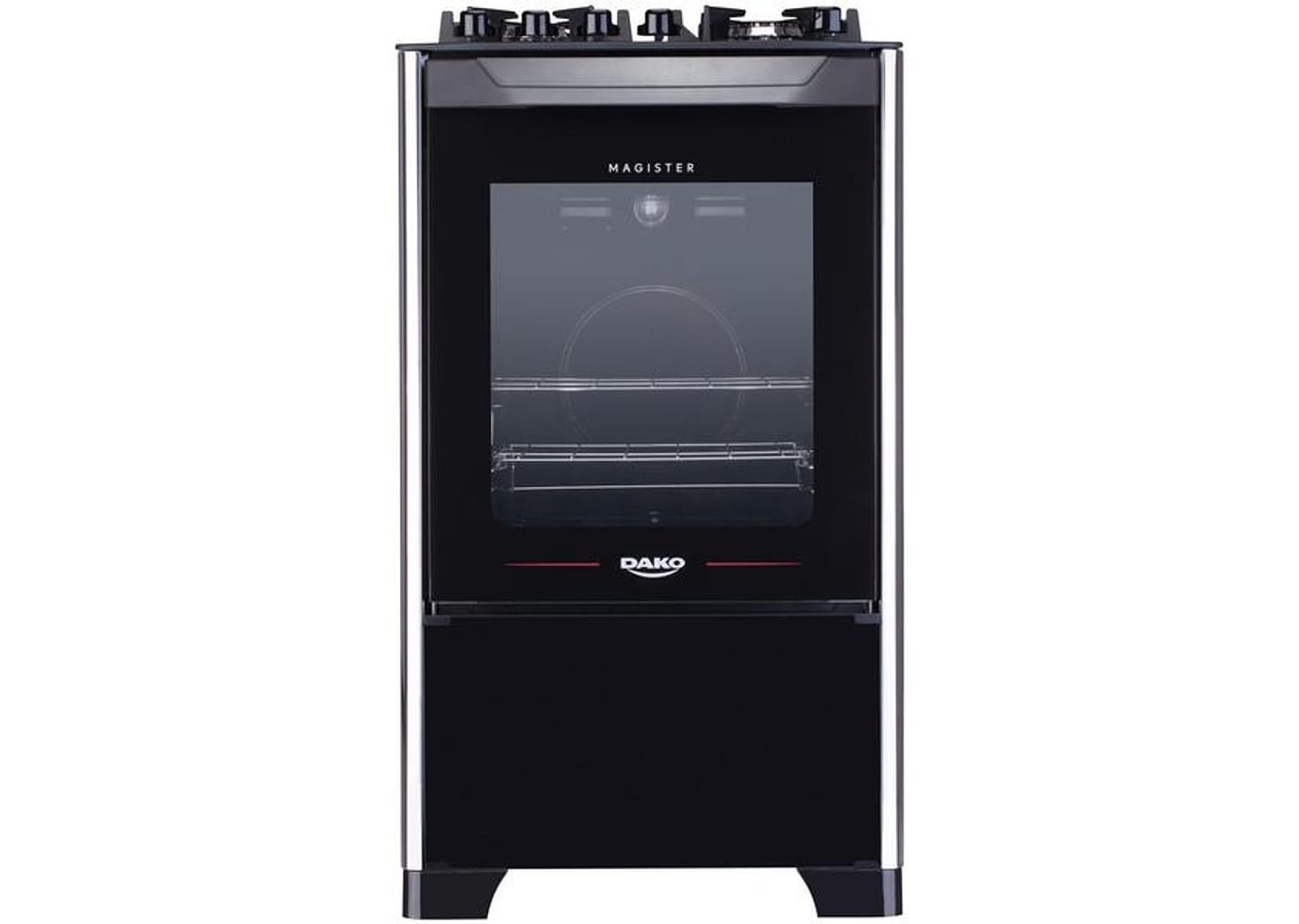 Fogão 4 Bocas Preto Dako Acendimento Automático - Magister