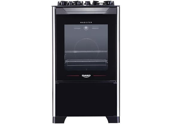 Fogão 4 Bocas Preto Dako Acendimento Automático - Magister