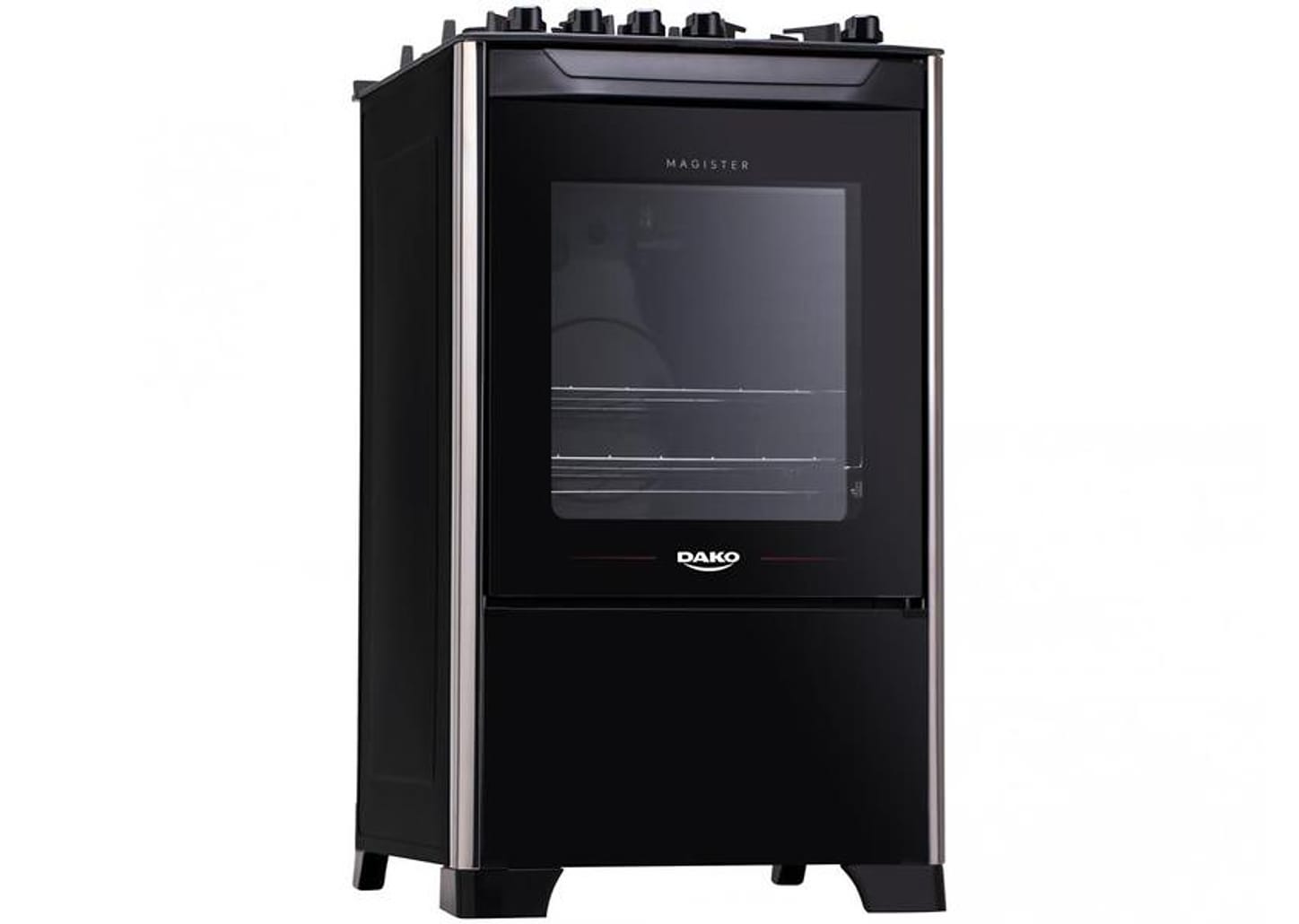 Fogão 4 Bocas Preto Dako Acendimento Automático - Magister