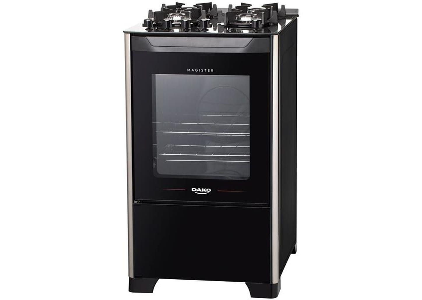 Fogão 4 Bocas Preto Dako Acendimento Automático - Magister